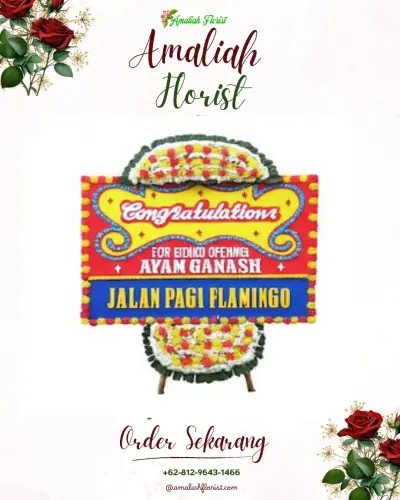 Bunga Papan Congratulation di Juntinyuat
